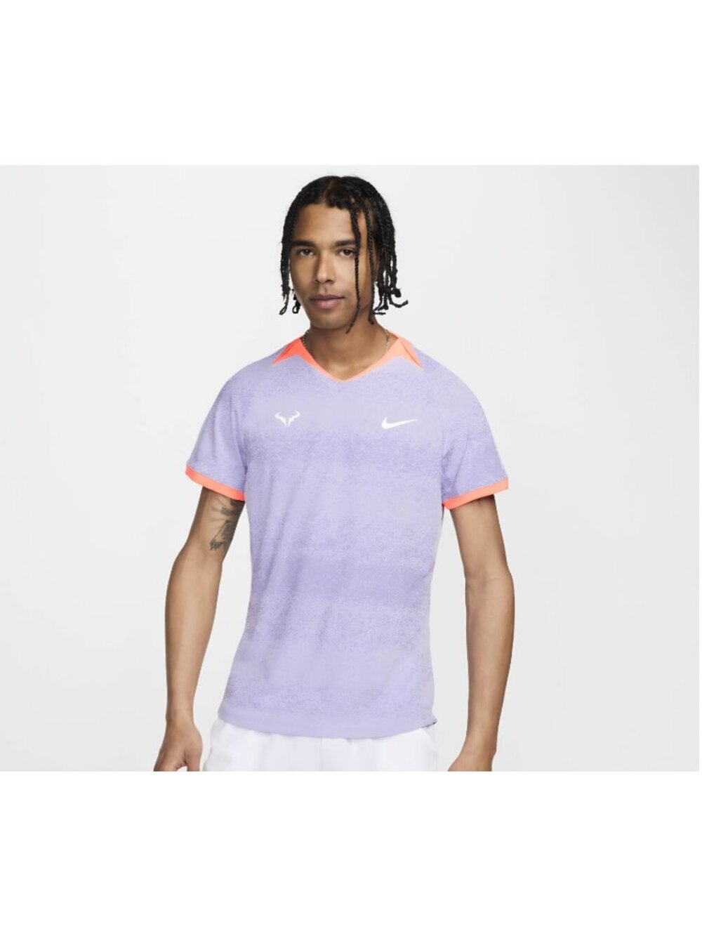 Nike Rafa Men's Dri-FIT ADV Short-Sleeve Tennis Top Size Large FD5409-512